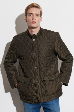 WranglerQuiltedJacketKhaki